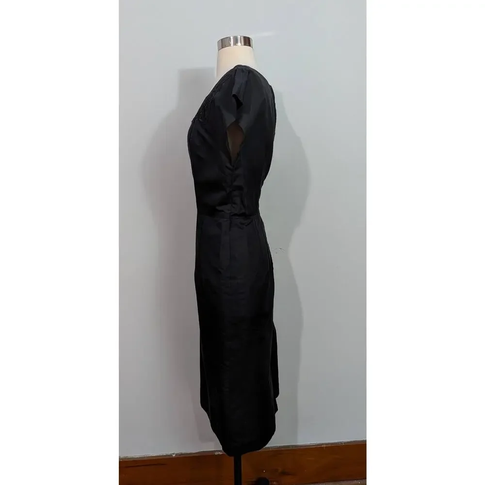 Petty Hite Fashion 50s Black Wiggle Dress with Matching Jacket